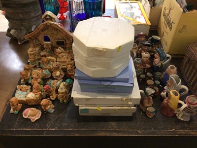 Lot 168 - Collection or Toby jugs, limited edition plates and Pendelfin rabbit figures