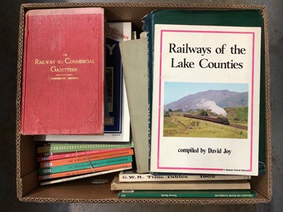 Lot 243 - Collection of books relating to railways (1 box)