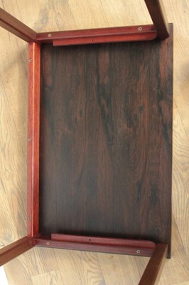 Lot 1423 - Nest of rosewood tables