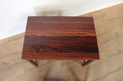 Lot 1423 - Nest of rosewood tables