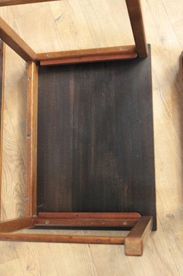 Lot 1423 - Nest of rosewood tables