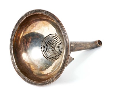 Lot 433 - George III Old Sheffield Plate Wine Funnel