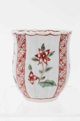 Lot 362 - A rare Chaffer's Liverpool coffee cup, circa 1756-58. 
Provenance: Dr Bernard Watney Collection. Illustrated: Bernard Watney, Liverpool Porcelain, colour plate 6a