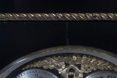 Lot 964 - Late 19th century bracket clock retailed by Thomas Russell & Son of 
Liverpool & London with Westminster chiming fusee movement striking 
on 8 bells