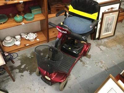Lot 360 - Sterling Mobilty scooter, no charger present and battery flat