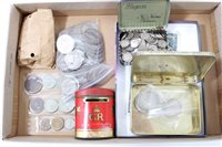Lot 130 - G.B. mixed coinage - to include silver...
