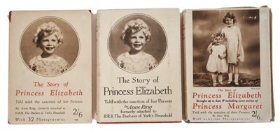 Lot 12 - H.R.H. Elizabeth Duchess of York (later H.M. Queen Elizabeth The Queen Mother) signed book "The Story of Princess Elizabeth" by Anne Ring (Beryl Poignand), inscribed ' To the author fro...