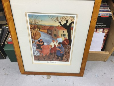 Lot 291 - Margaret Loxton, set of four signed limited edition prints, scenes of rural France