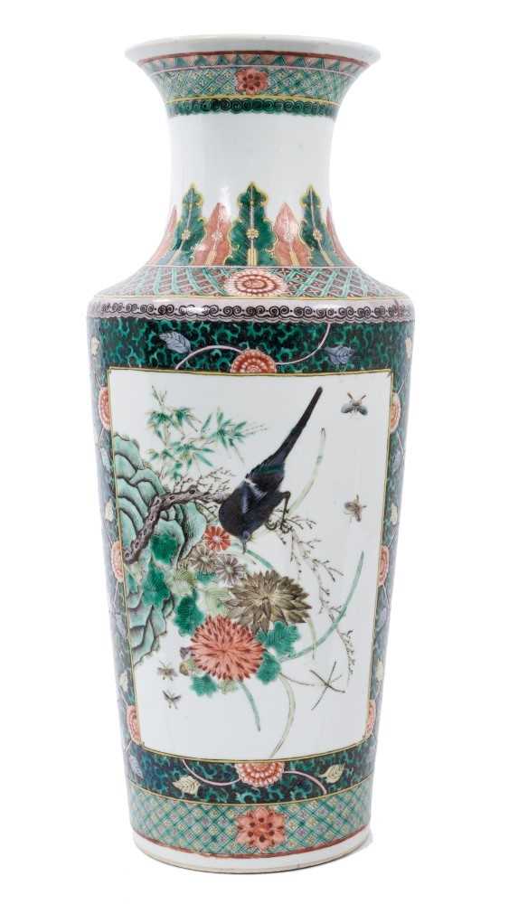Lot 101 - Chinese famille verte vase