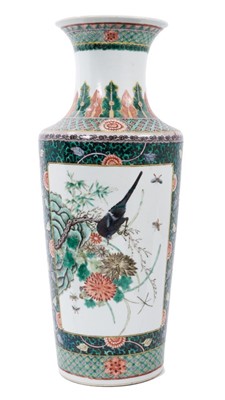 Lot 101 - Chinese famille verte vase