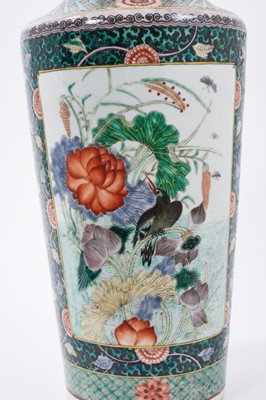 Lot 101 - Chinese famille verte vase