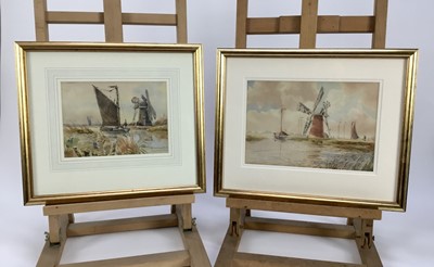Lot 66 - William Leslie Rackham (1864-1944) signed pair of watercolours