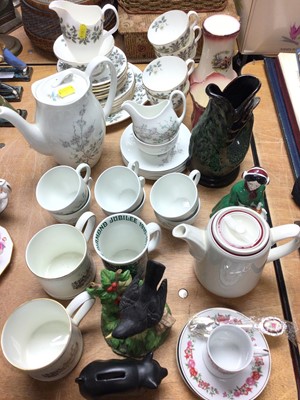 Lot 416 - Royal Albert 'Angelica' pattern part tea set together with Woods tea set and other ceramics