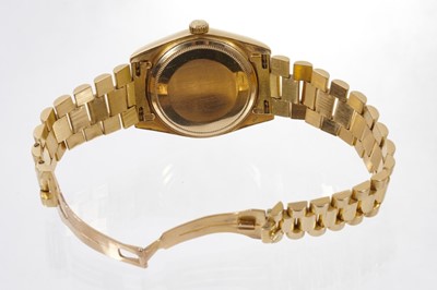 Lot 722 - Rolex gold Oyster Perpetual Day-Date gentlemen's wristwatch