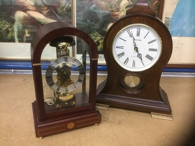 Lot 203 - Two modern mantel clocks
