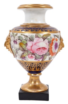 Lot 256 - Regency Coalport pedestal urn