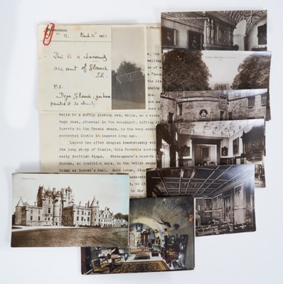 Lot 51 - H.M. Queen Elizabeth The Queen Mother, handwritten memorandum to Beryl Poignand- her former Governess and confidante dated 12th March 1951, saying the attached typed account of the history of Glami...