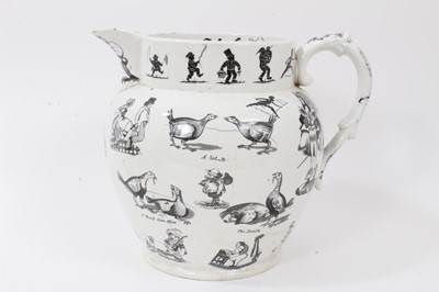 Lot 104 - Harlequin jug