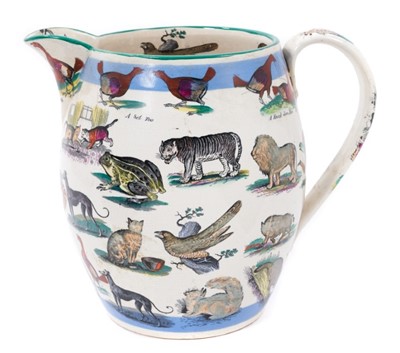 Lot 105 - Harlequin jug