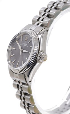 Lot 724 - Rolex stainless steel wristwatch