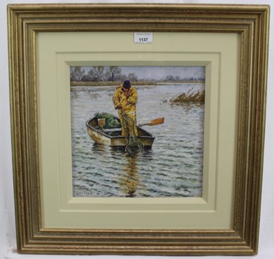 Lot 1137 - John Paley (Contemporary) pastel - 'Mystery of the Deep', signed, in glazed gilt frame