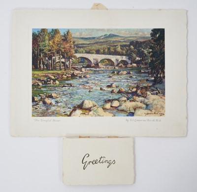 Lot 57 - H.R.H.The Princess Elizabeth (later H.M.Queen Elizabeth II) signed 1940 New Year Calendar inscribed on reverse 'Miss Poignand, from Elizabeth' in original envelope addressed by the Princess.