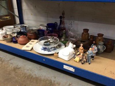 Lot 230 - Antique and later china and glass, together with other sundries and collectables