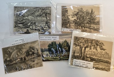Lot 353 - Anne Constance Draper (19th century) group of drawings