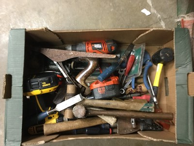 Lot 350 - Large collection of various hand tools to include hammers, spanners, sockets, drills etc.
