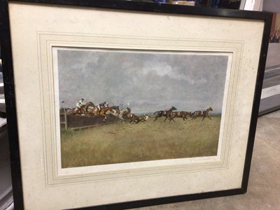 Lot 252 - Signed Lionel Edwards horse racing print