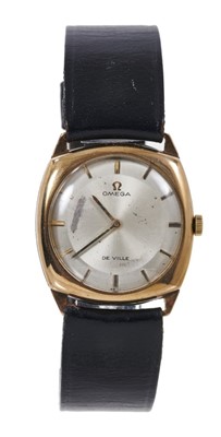 Lot 149 - 1950s Omega De Ville 9ct gold cased wristwatch