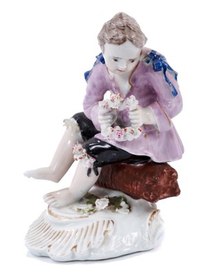 Lot 270 - A Vauxhall figure emblematic of Spring, circa 1756-58