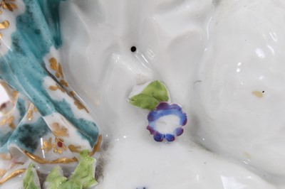 Lot 33 - A pair of Continental porcelain figures, in 18th century style