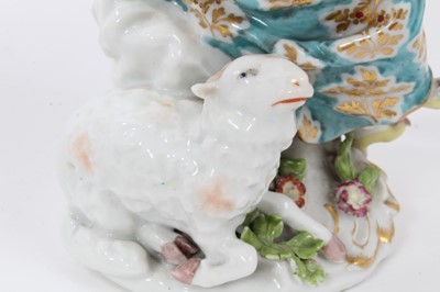 Lot 33 - A pair of Continental porcelain figures, in 18th century style