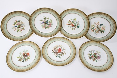 Lot 146 - A set of seven Mintons plates