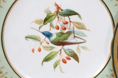 Lot 146 - A set of seven Mintons plates