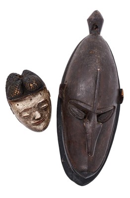 Lot 2722 - Two tribal masks