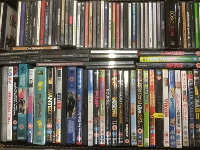 Lot 185 - One box of CD's and DVD's