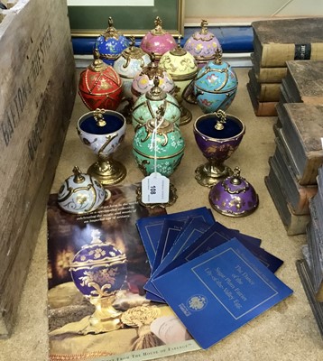 Lot 108 - Faberge musical eggs