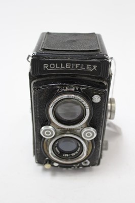 Lot 2456 - Rolleiflex Twin Lens Reflex camera with Carl Zeiss Tessa 75mm f/3.5 lens