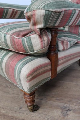 Lot 1456 - Pair of good quality Howard arm chairs