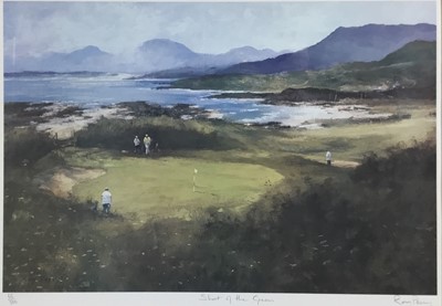 Lot 583 - Roy Perry (1935-1993) signed limited edition print - 'Short of the Green', 66/500, 40cm x 57cm, in glazed frame