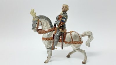 Lot 1 - Beswick Knight in Armour (The Earl of Warwick), model no. 1145, designed by Arthur Gredington, 27.8cm in height