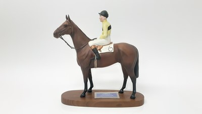 Lot 11 - Beswick Connoisseur model, Arkle with Pat Taaffe Up, model no. 2084, designed by Arthur Gredington, 21.7cm in height