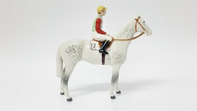 Lot 12 - Beswick The Horse and Jockey, style 2, model no. 1862, designed by Arthur Gredington, 20.3cm in height