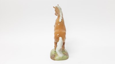 Lot 22 - Beswick Welsh Cob (rearing) first version, model no. 1014, designed by Arthur Gredington
