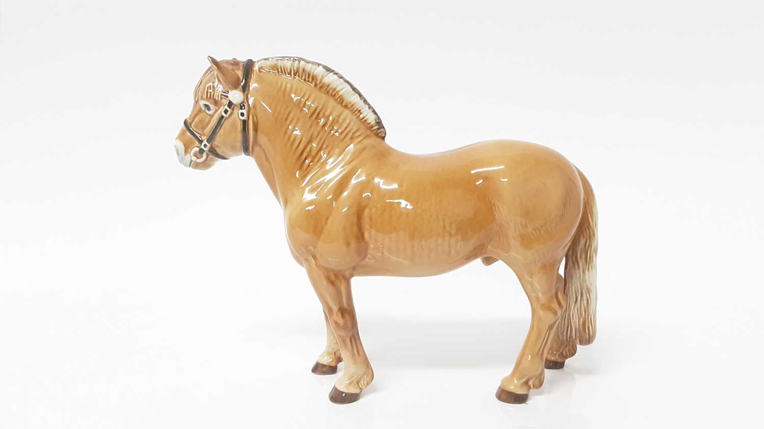 Lot 24 - Beswick Norwegian Fjord Horse, model no. 2282, designed by Albert Hallam, 16.5cm high