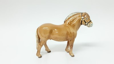Lot 24 - Beswick Norwegian Fjord Horse, model no. 2282, designed by Albert Hallam, 16.5cm high