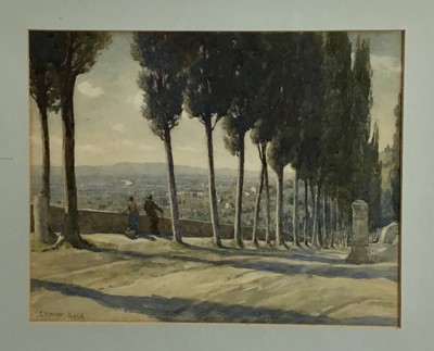 Lot 156 - Edwin Bale (1842-1923) watercolour, Val D'Arno