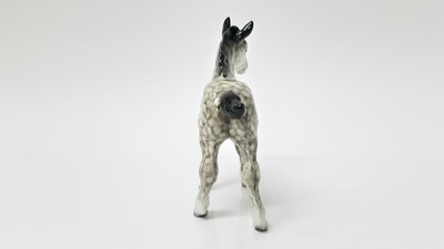 Lot 28 - Beswick Rocking Horse Grey Shire Foal, model no. 951, designed by Arthur Gredington, 15.9cm high